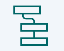 graphic representing a flow chart chart graphic